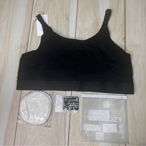 NWT Momcozy Hands Free Pumping Bra, Adjustable Pump Holding Nursing Bra size XXL